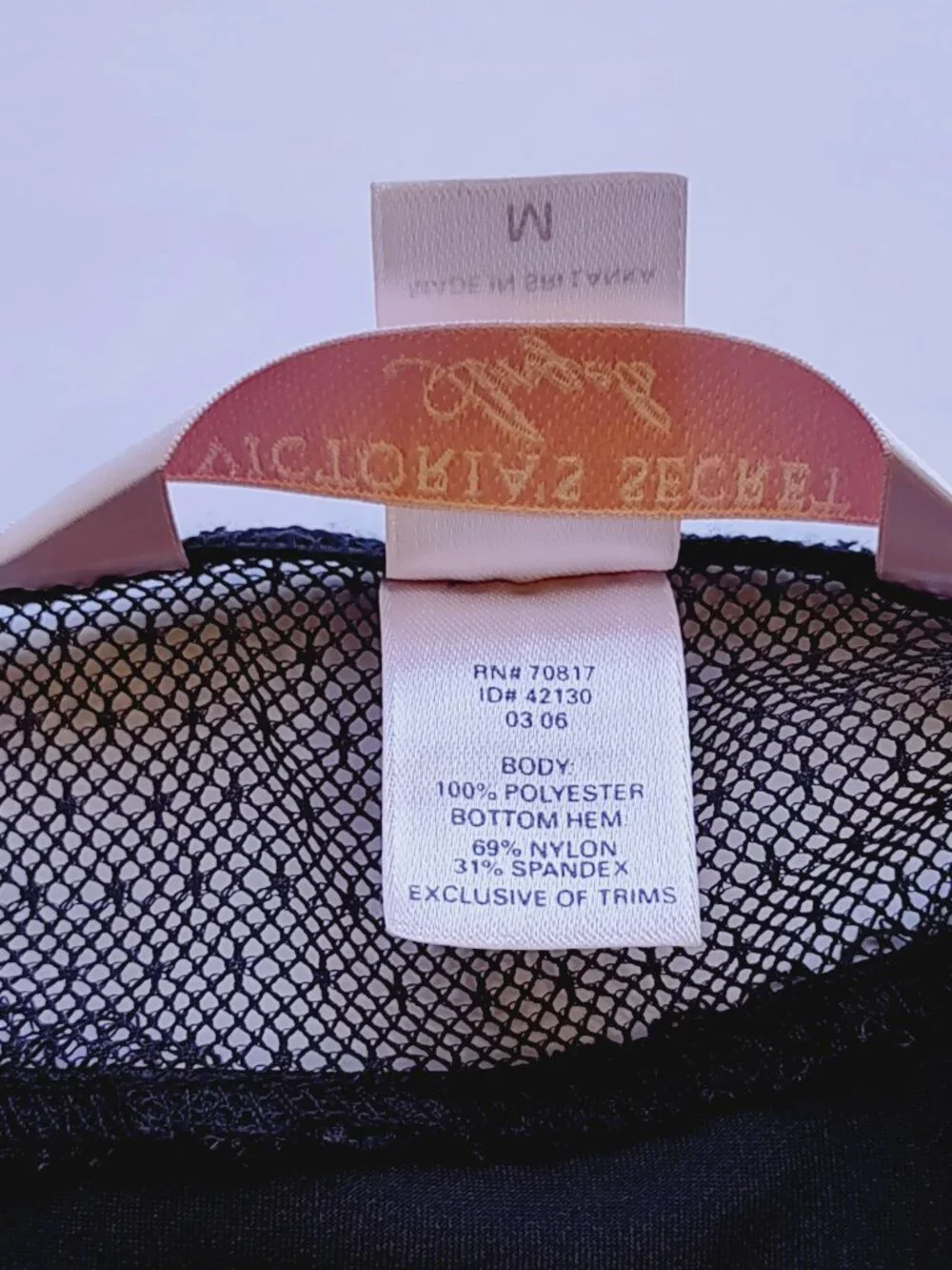 Vintage Victoria's Secret Black Satin & Lace Slip Dress Sz Medium Indie Romantic